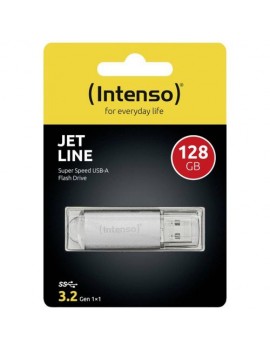 Intenso Pendrive 128GB Jet Line USB 3.2, Silver EU (3541491)