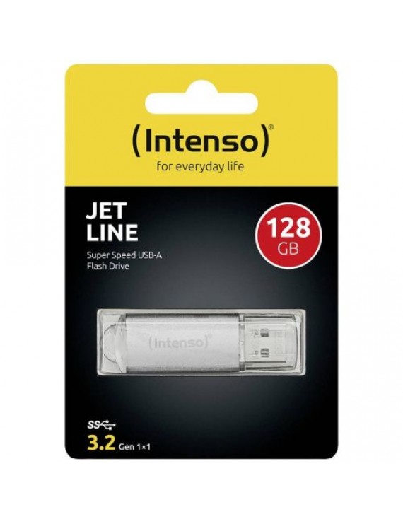 Intenso Pendrive 128GB Jet Line USB 3.2, Silver EU (3541491)