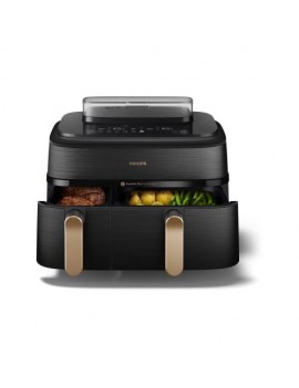 Philips Airfryer 5000 Series NA552/00, 9L Black / Gold EU - ONLY BOX DAMAGE