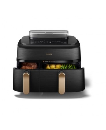Philips Airfryer 5000 Series NA552/00, 9L Black / Gold EU - ONLY BOX DAMAGE