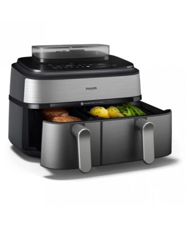 Philips Airfryer 5000 Series NA555/00, 9L Silver EU