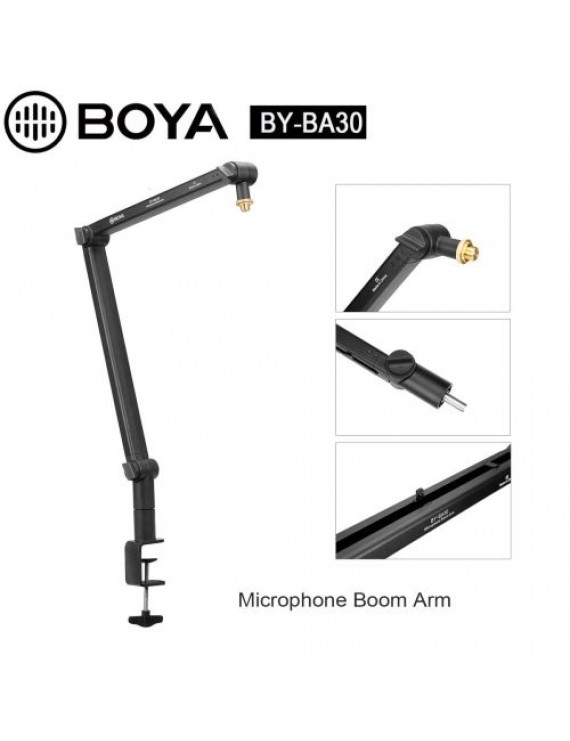 BOYA Holder, Microphone Boom Arm (steel) Black EU