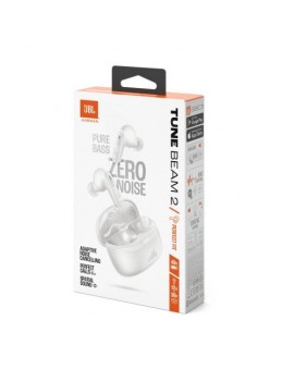 JBL Tune Beam 2 TWS Bluetooth Wireless In-Ear Earbuds White EU