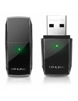 TP-Link Adapter Archer T2U AC600 Wireless, USB 2.0, 633Mbps, 802.11ac, Black EU