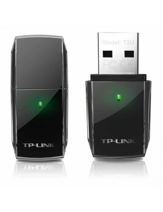 TP-Link Adapter Archer T2U AC600 Wireless, USB 2.0, 633Mbps, 802.11ac, Black EU