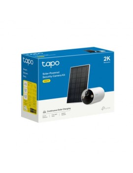 TP-Link Camera Tapo TC82-KIT Wireless Outdoor Security, 2K 3MP, Night Vision, IP65 + TP-Link Tapo Solar Panel 2.5W, IP65, Black EU White EU