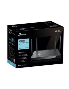 TP-Link Wi-Fi Router Archer BE230 BE3600, 3600Mbps, LAN/WAN, 802.11be, Wi-Fi 7, Black EU