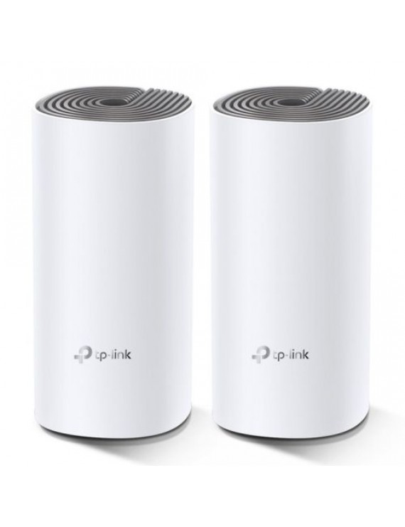 TP-Link Wi-Fi Router Deco E4 AC1200 (2pack), 1200Mbps, LAN/WAN, 802.11ac, White EU