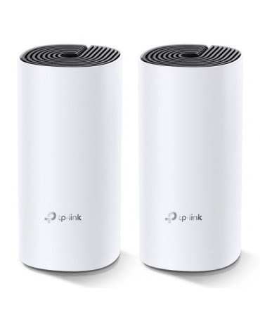 TP-Link Wi-Fi Router Deco M4 AC1200 (2pack), Mesh System, 1200Mbps, LAN/WAN, 802.11ac, White EU