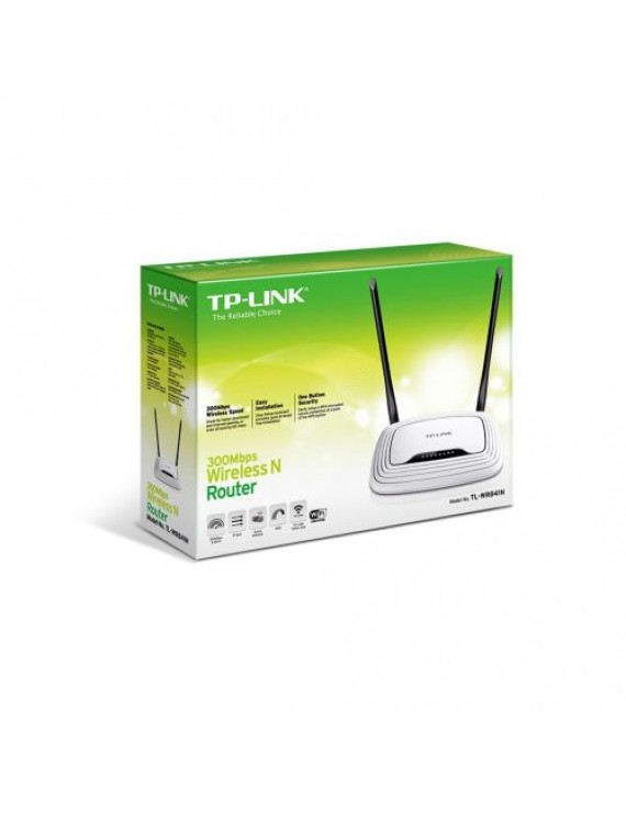 TP-Link Wi-Fi Router TL-WR841N, 300Mbps, LAN/WAN, 802.11n, White EU