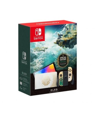 Nintendo Switch OLED Model Zelda: Tears of the Kingdom Limited Edition Gold/ White EU