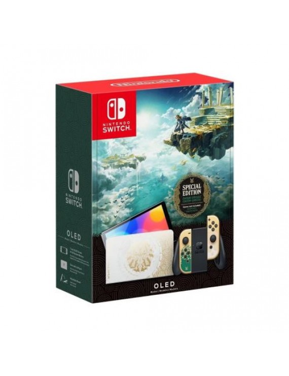 Nintendo Switch OLED Model Zelda: Tears of the Kingdom Limited Edition Gold/ White EU