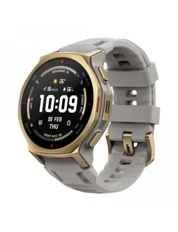 Amazfit T-Rex 3 Pro NFC, 44mm with Silicone Strap, Arctic Gold EU W2548GL2N
