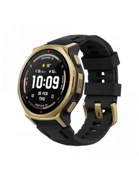 Amazfit T-Rex 3 Pro NFC, 44mm with Silicone Strap, Black Gold EU W2548GL1N