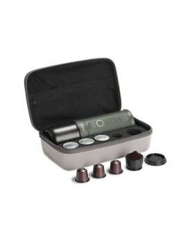 OutIn Nano Portable Espresso Machine, 80ml, 7500mAh, Travel Set, Forest Green EU