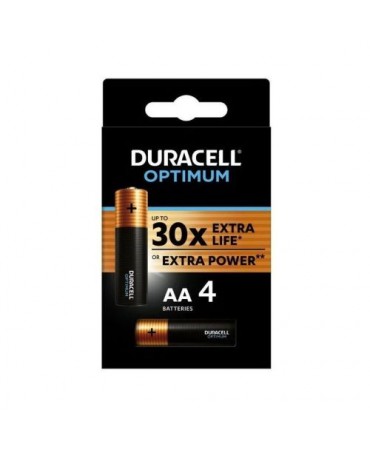 DURACELL Battery (LR6) C Alkaline Optimum (2 batteries/ blister) 1.5V