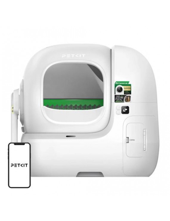 Petkit Purobot Max PRO 2 Intelligent Self-Cleaning Cat Litter Box with AI Camera White EU - ONLY BOX DAMAGE
