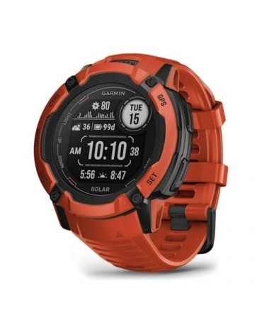 Garmin Instinct 2X Solar Smart Watch 50mm, GPS, 10ATM, Flame Red EU
