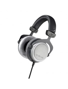 Beyerdynamic DT 880 PRO 250 Ohm Wired Over-Ear Headphones with Coiled Connection cable with mini-jack (3.5mm) and 1/4 adapter Black EU