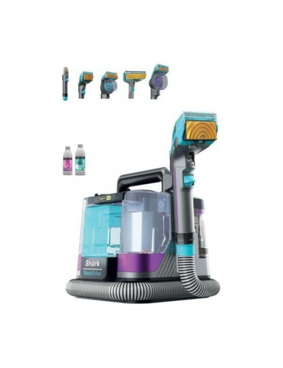 Shark StainStriker HairPro Pet Portable Carpet and Furniture Cleaner with 5 Attachments 450W Purple/ Green EU PX250EUT