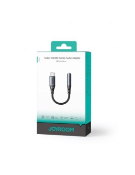 Joyroom Adapter DAC Type-C to 3.5mm Mini Jack, 60W, 0.14m, Black (SY-C01)