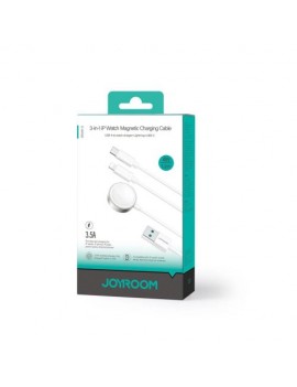 Joyroom Cable 3-in-1 C+Lightning+Wireless, 3.5A, 1,2m, White (S-IW008)