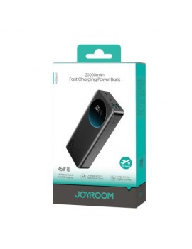 Joyroom Power Bank with Digital Display C+C+U+U, PD 45W, 20000 mAh, Black (JR-PBF02 Pro)