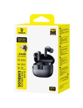 Baseus Earphone Bluetooth BP1 Pro TWS, ANC, BT 6.0, Black (A0010504)