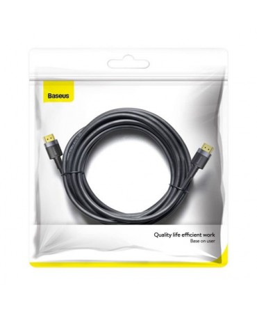 Baseus Video cable Cafule 4KHDMI Male To 4KHDMI Male 5m Black (CADKLF-H01)