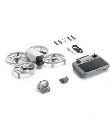 DJI Drone Flip with 48 MPx 100 fps Camera with DJI RC2 Remote Controller, Light Gray EU (CP.FP.00000180.01)