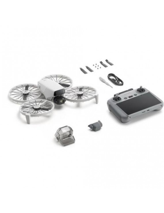 DJI Drone Flip with 48 MPx 100 fps Camera with DJI RC2 Remote Controller, Light Gray EU (CP.FP.00000180.01)