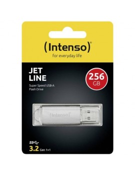 Intenso Pendrive 256GB Jet Line USB 3.2, Silver EU (3541492)