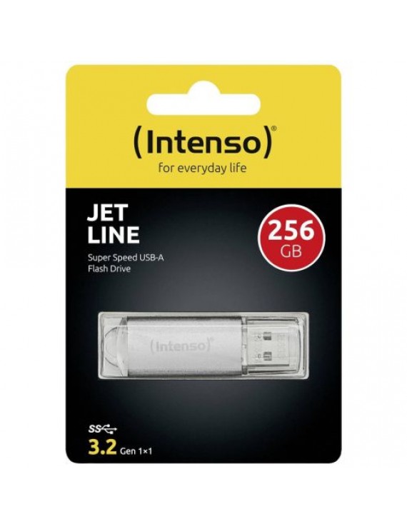 Intenso Pendrive 256GB Jet Line USB 3.2, Silver EU (3541492)