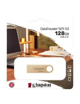 Kingston Pendrive 128GB DataTraveler SE9 G3 USB 3.0 Gold EU (DTSE9G3/128GB)