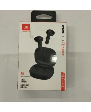 [Outlet Grade A] JBL Wave Flex TWS Bluetooth Wireless In-Ear Earbuds Black EU