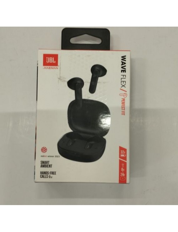 [Outlet Grade A] JBL Wave Flex TWS Bluetooth Wireless In-Ear Earbuds Black EU