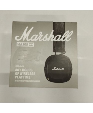 [Outlet Grade A] Marshall Major IV Bluetooth Wireless On-Ear Headphone Black