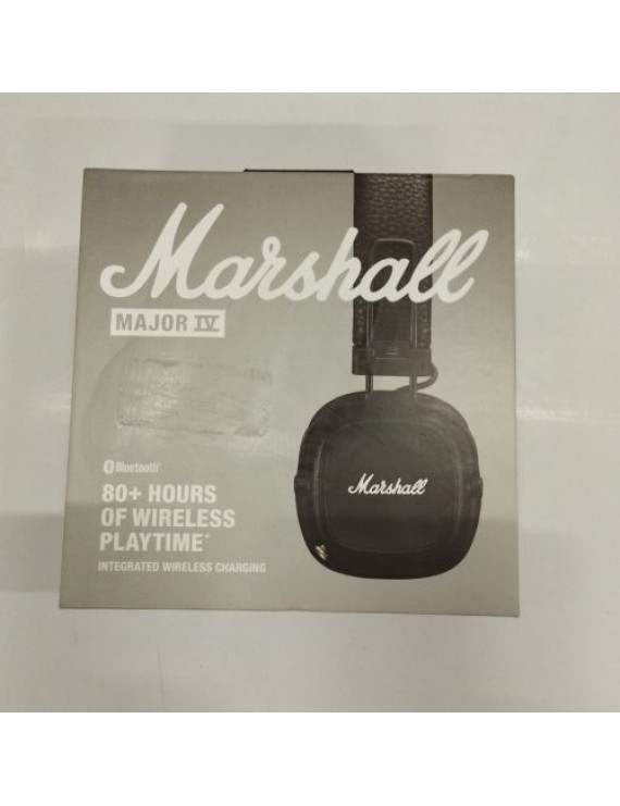 [Outlet Grade A] Marshall Major IV Bluetooth Wireless On-Ear Headphone Black