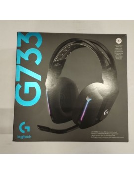 [Outlet Grade B] Logitech Headphones Wireless G733 Lightspeed for Gaming, RGB, Black EU (981-000864)