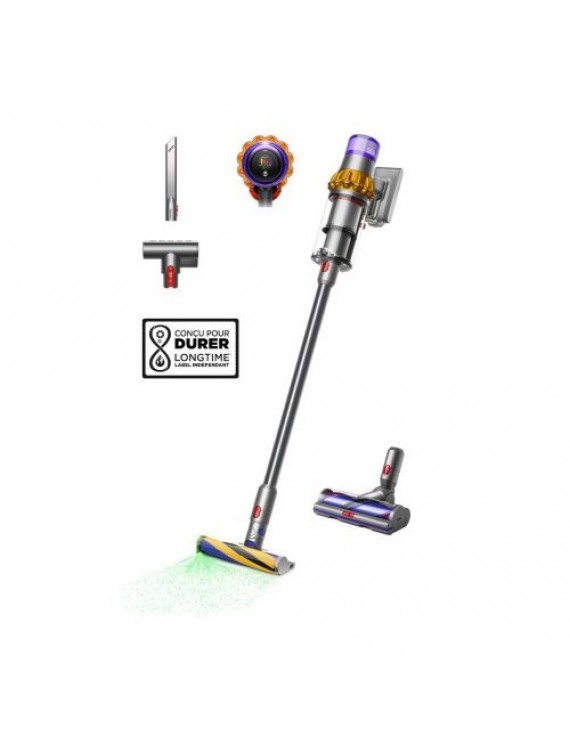 Dyson V15 Detect Absolute (2026) Cordless Vacuum Clener Satin Nickel / Gloss Nickel EU 494719-01