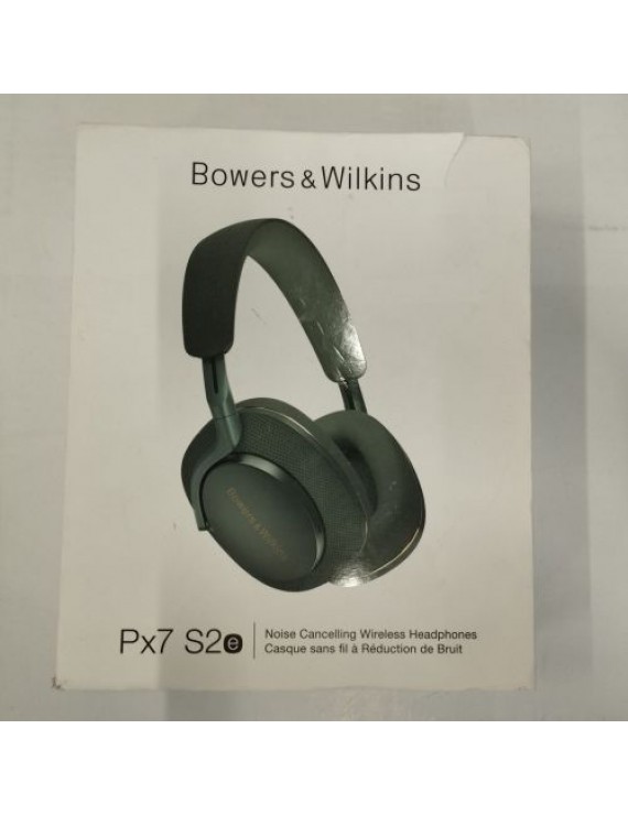 [Outlet Grade B] Bowers & Wilkins Px7 S2e Bluetooth Over-Ear Headphones, BT 5.2, NC, Forest Green EU