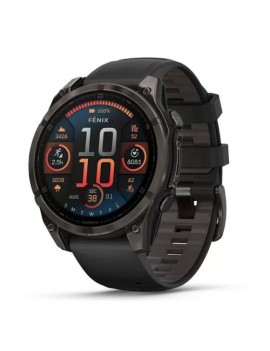 Garmin Fenix 8 47mm, GPS, Silicon Black Band Black EU