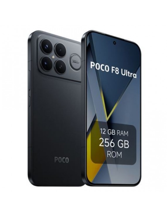 Xiaomi Poco F8 ULTRA 5G Dual SIM 12GB RAM 256GB No Charger Black EU