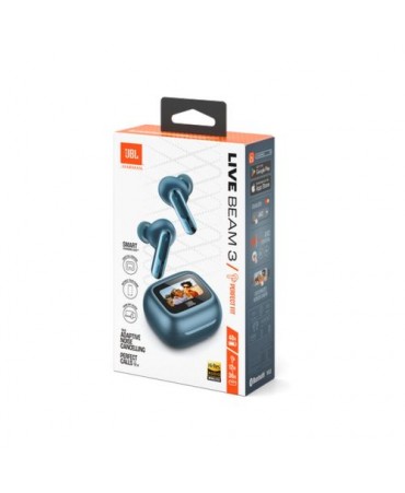 JBL Live Beam 3 TWS Bluetooth Wireless In-Ear Earbuds Blue EU