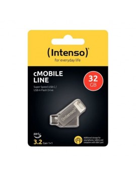 Intenso Pendrive 32GB cMobile Line USB 3.2 / Type-C, Silver EU (3536480)