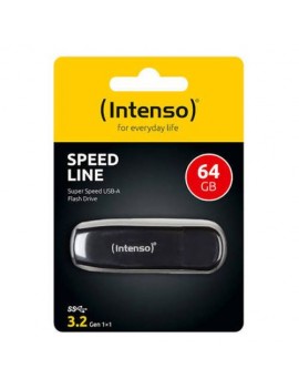 Intenso Pendrive 64GB Speed Line USB 3.2, Black EU (3533490)