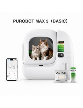 Petkit Purobot Max 3 Basic Intelligent Self-Cleaning Cat Litter Box White EU