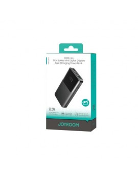 Joyroom Mini Power Bank Star Series with Digital Display C+U+U, PD 22.5W, 10000 mAh, Black (JR-QP191)