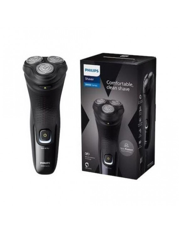 Philips Electric Shaver 3000X Series X3021/00 Wet & Dry Black EU