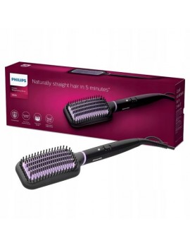 Philips Hair Styler Heated Straightening Brush StyleCare Essential BHH880/00 Black EU